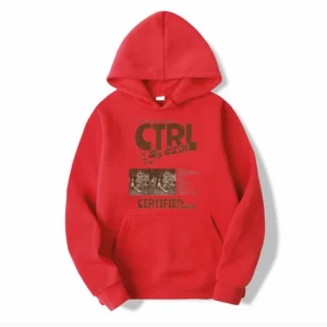 Red Ctrl Hoodie SZA