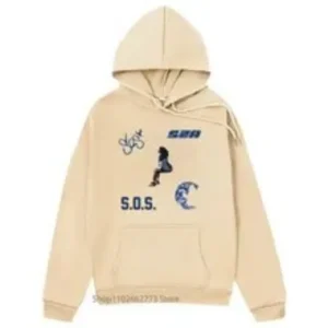 SZA SOS Merch Winter Cream Hoodie