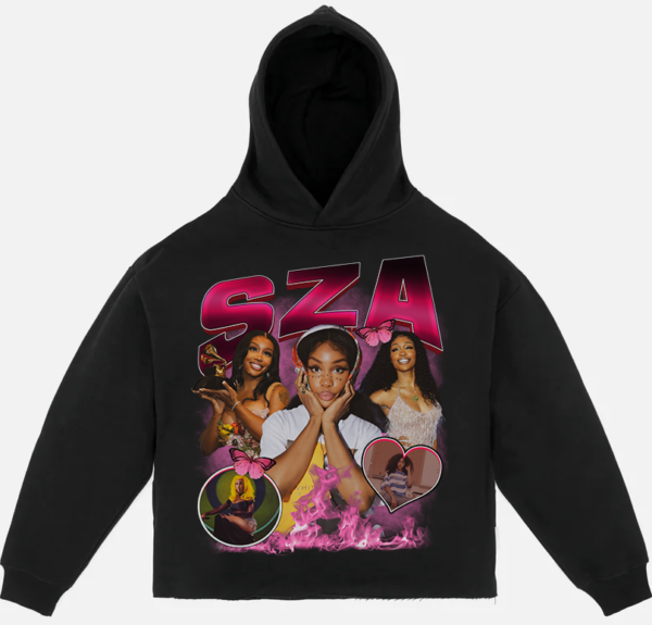 Black Sza Hoodie And Sweatshirt - Black Hoodie