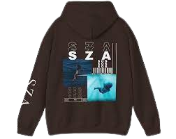 SZA Brown Hoodie Man And Woman