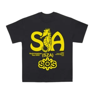 Sza – Seahorse Tour T-Shirt (Black)